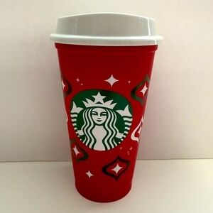 Starbucks Festive Red Reusable Cup